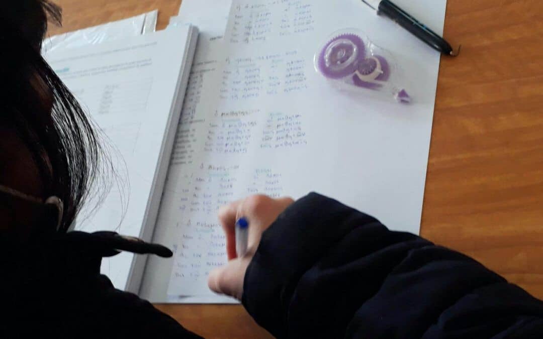 Exámenes para los alumnos de bachillerato