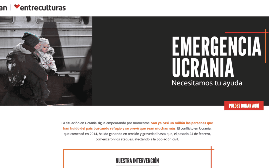 Emergencia en Ucrania y campaña de la Compañía de Jesús